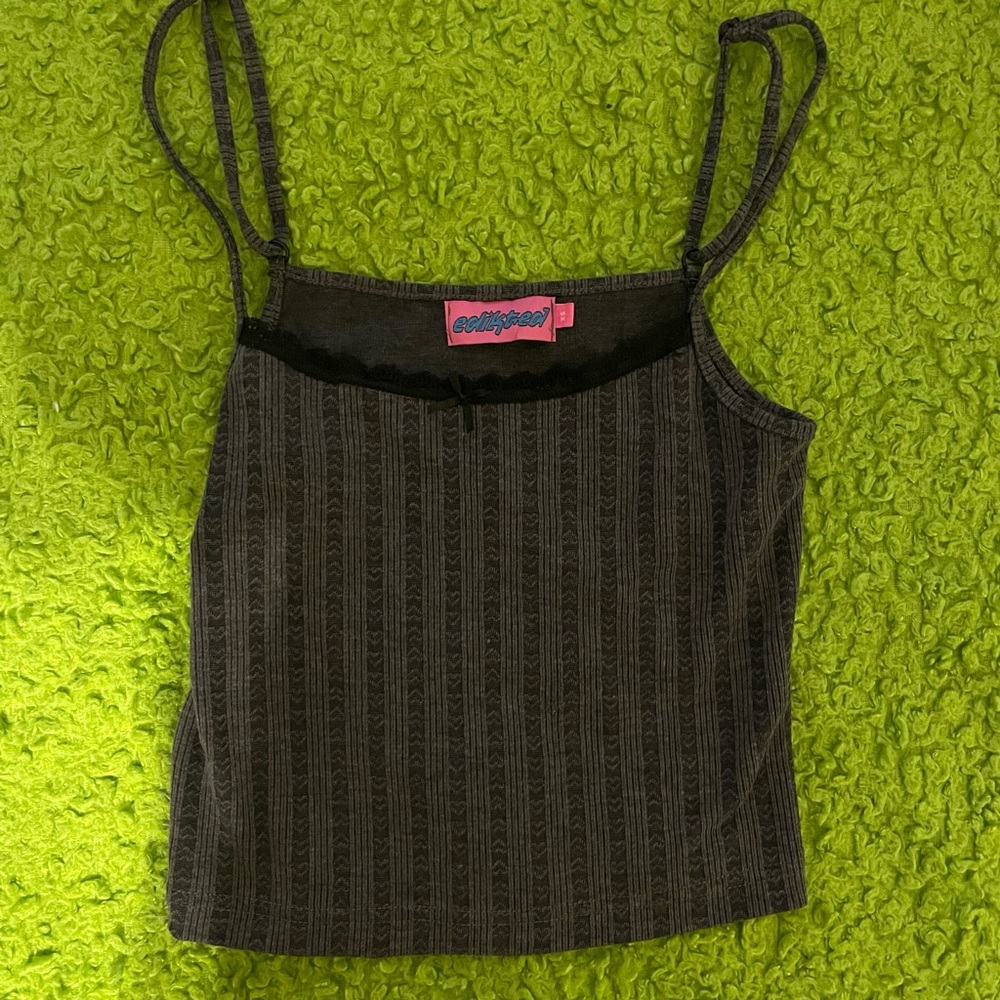 edikted lace cami tank top